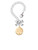 Gold-tone Engraved Explore Dream Discover Disc - Bow Charm Accessory for Tumblers and Thermal Cups