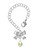 Silver Plated Crystal Clear AB Channel Drop - Bow Charm Accessory for Tumblers and Thermal Cups