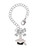 Silver Plated 3-D Graduation Hat with 2027 - Bow Charm Accessory for Tumblers and Thermal Cups
