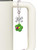 Resin Lime Green Daisy Flower with Hot Pink Ladybug - Bow Charm Accessory for Tumblers and Thermal Cups