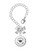 Silver Plated Domed Class of 2027 - Bow Charm Accessory for Tumblers and Thermal Cups