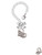Silver Plated Class of 2026 Heart - Bow Charm Accessory for Tumblers and Thermal Cups