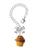 Resin Vanilla Cupcake with Chocolate Frosting - Bow Charm Accessory for Tumblers and Thermal Cups