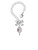 Two-tone Pickleball Paddle Bow Charm Accessory for Tumblers and Thermal Cups