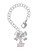 Silver Plated Mini Year 2027 - Bow Charm Accessory for Tumblers and Thermal Cups