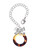 Acrylic 7/8" Ring Mixed Brown and Yellow - Bow Charm Accessory for Tumblers and Thermal Cups