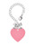 Acrylic 1" Pink Heart - Bow Charm Accessory for Tumblers and Thermal Cups