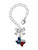 Silver Plated Enamel Lone Star Texas - Bow Charm Accessory for Tumblers and Thermal Cups