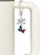 Silver Plated Translucent Texas - Lone Star - Bow Charm Accessory for Tumblers and Thermal Cups