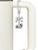 Silver Plated Beehive with 2 Bumble Bees - Bow Charm Accessory for Tumblers and Thermal Cups