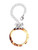 Acrylic 1 1/2" Ring Mixed Brown and Yellow - Bow Charm Accessory for Tumblers and Thermal Cups