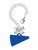 Acrylic Large Royal Blue Megaphone - Bow Charm Accessory for Tumblers and Thermal Cups