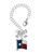 Silver Plated Texas Flag - Lone Star - Bow Charm Accessory for Tumblers and Thermal Cups