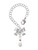 Silver Plated Bowling Pin - Bow Charm Accessory for Tumblers and Thermal Cups