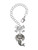 Silver Plated Mermaid - Bow Charm Accessory for Tumblers and Thermal Cups