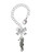 Silver Plated Antiqued Seahorse - Bow Charm Accessory for Tumblers and Thermal Cups