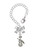 Silver Plated Violin - Bow Charm Accessory for Tumblers and Thermal Cups