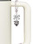 Silver Plated Small Jaguar - Mascot - Bow Charm Accessory for Tumblers and Thermal Cups