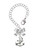 Silver Plated Antiqued Anchor - Bow Charm Accessory for Tumblers and Thermal Cups