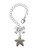 Silver Plated Antiqued Starfish - Bow Charm Accessory for Tumblers and Thermal Cups