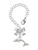 Silver Plated Antiqued Dolphin - Bow Charm Accessory for Tumblers and Thermal Cups