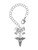 Silver Plated Caduceus - Bow Charm Accessory for Tumblers and Thermal Cups