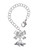 Silver Plated Antiqued Razorback - Bow Charm Accessory for Tumblers and Thermal Cups