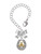 Two-tone Horseshoe with Trinity Knot - Bow Charm Accessory for Tumblers and Thermal Cups