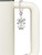 Silver Plated Small ''Princess'' Crown with Clear Crystals - Bow Charm Accessory for Tumblers and Thermal Cups