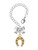 Gold-tone Horseshoe - Bow Charm Accessory for Tumblers and Thermal Cups