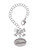 Silver Plated Believe - Oval Seal - Bow Charm Accessory for Tumblers and Thermal Cups