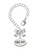 Silver Plated Kiss Me ''I'm Magically Delicious'' - Bow Charm Accessory for Tumblers and Thermal Cups