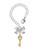 Gold-tone Small Open Paw Key - Bow Charm Accessory for Tumblers and Thermal Cups