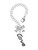 Silver Plated Crystal Script ''Love'' - Bow Charm Accessory for Tumblers and Thermal Cups