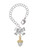 Two-tone Small Acorn with Crystals - Bow Charm Accessory for Tumblers and Thermal Cups