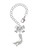 Silver Plated Buddha Hand (Charity & Compassion) - Bow Charm Accessory for Tumblers and Thermal Cups