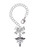 Silver Plated Therapist Caduceus - PT - Bow Charm Accessory for Tumblers and Thermal Cups