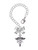 Silver Plated Caduceus - DA - Bow Charm Accessory for Tumblers and Thermal Cups