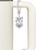 Silver Plated I Base Heart - Bow Charm Accessory for Tumblers and Thermal Cups