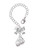Silver Plated Open Clear AB Crystal Butterfly Wing - Bow Charm Accessory for Tumblers and Thermal Cups