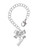 Silver Plated 3-D Lipstick - Bow Charm Accessory for Tumblers and Thermal Cups