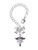 Silver Plated Physician Assistant Caduceus - PA - Bow Charm Accessory for Tumblers and Thermal Cups