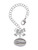 Silver Plated Dream - Oval Seal - Bow Charm Accessory for Tumblers and Thermal Cups