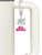 Silver Plated Hot Pink ''Big Sister'' with Heart - Bow Charm Accessory for Tumblers and Thermal Cups