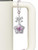 Silver Plated Pink & Purple Butterfly on Large Flower - Bow Charm Accessory for Tumblers and Thermal Cups