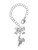 Silver Plated Western Saddle - Bow Charm Accessory for Tumblers and Thermal Cups