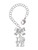 Silver Plated Love with Volleyball - Bow Charm Accessory for Tumblers and Thermal Cups