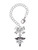 Silver Plated Caduceus - MA - Bow Charm Accessory for Tumblers and Thermal Cups