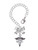 Silver Plated Caduceus - MD - Bow Charm Accessory for Tumblers and Thermal Cups