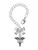 Silver Plated Caduceus - DDS - Bow Charm Accessory for Tumblers and Thermal Cups